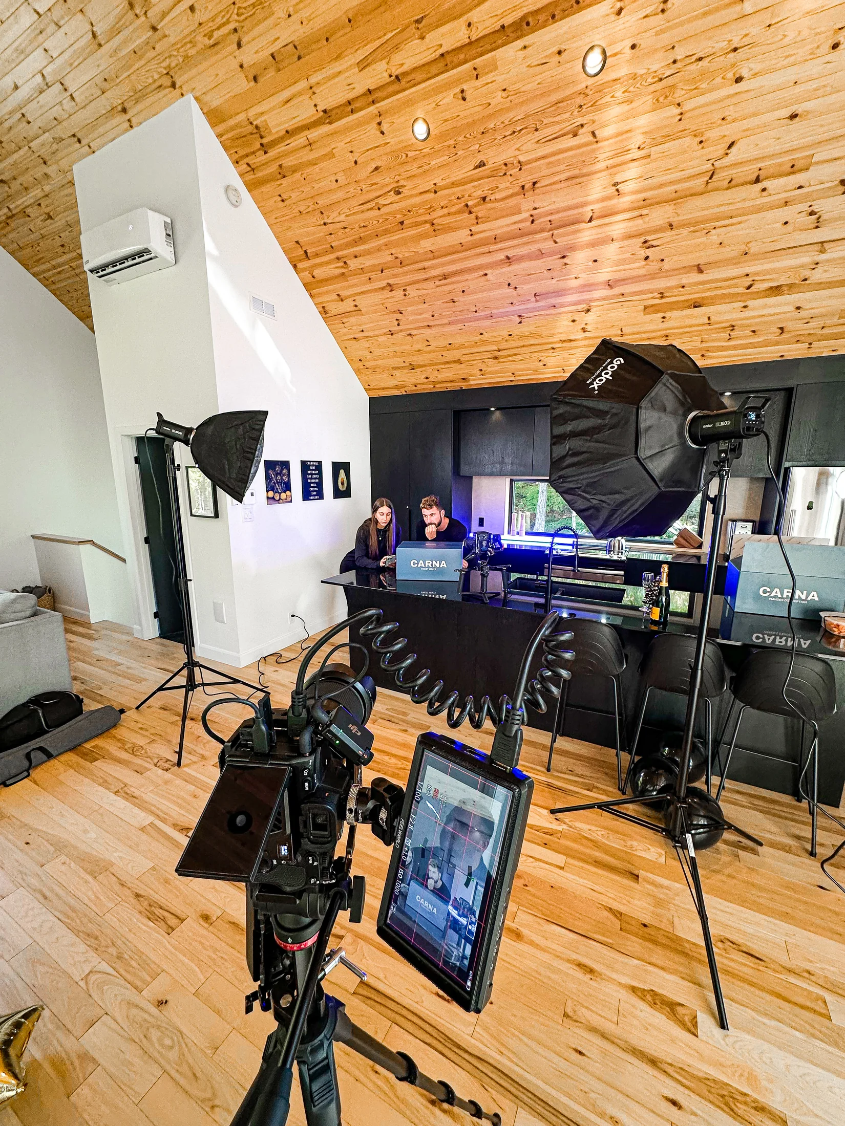 Plateau de tournage de Vision Production